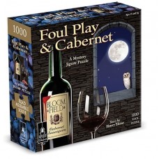 1000 pc BePuzzled  Mystery Puzzle - Foul Play & Cabernet